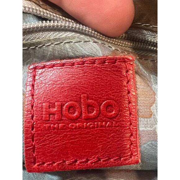 Hobo International Purse Wristlet Shoulder Bag Grey Leather Small - Picture 6 of 7